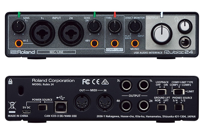 Roland RUBIX24 RUBIX44 高品質プリアンプ搭載オーディオ 